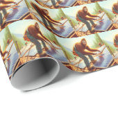 Bigfoot Installation von Solarmodulen Geschenkpapier (Rolleneckpunkt)