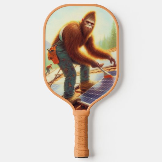 Bigfoot Installation von Solarmodulen Pickleball Schläger (Vorderseite)