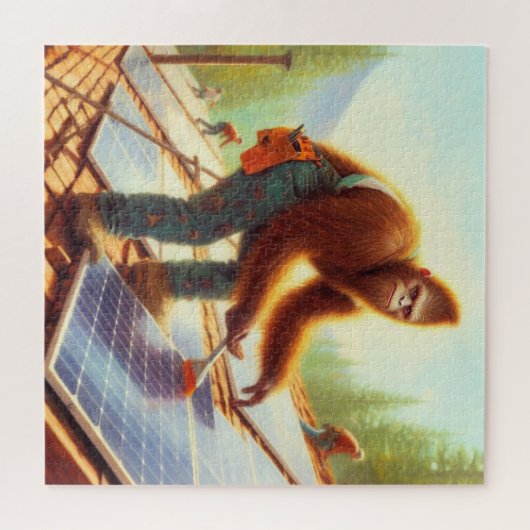 Bigfoot Installation von Solarmodulen Puzzle (Horizontal)