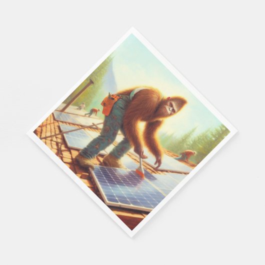 Bigfoot Installation von Solarmodulen Serviette (Ecke)