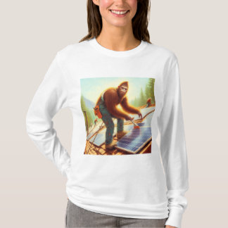 Bigfoot Installation von Solarmodulen T-Shirt