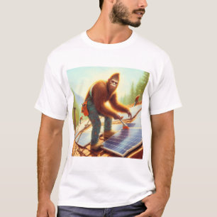 Bigfoot Installation von Solarmodulen T-Shirt