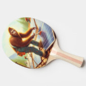 Bigfoot Installation von Solarmodulen Tischtennis Schläger (Seitenansicht)