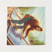 Bigfoot Installation von Solarmodulen Wandteppich (Vorderseite (Horizontal))