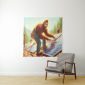 Bigfoot Installation von Solarmodulen Wandteppich (Beispiel)