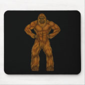Bigfoot ist ein Body Builder - Body Builder Sasqua Mousepad (Vorne)