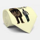 Bigfoot ist mein Freund Krawatte (Gerollt)