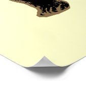 Bigfoot ist mein Freund Poster (Ecke)