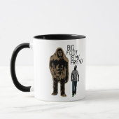 Bigfoot ist mein Freund Tasse (Links)