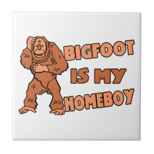 Bigfoot ist mein Homeboy Fliese