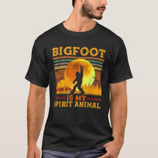 Bigfoot ist My Spirit Animal Vintag Sasquatch T-Shirt