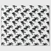 Bigfoot, Jackalope und Unicorn Geschenkpapier (Flach)