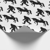 Bigfoot, Jackalope und Unicorn Geschenkpapier (Ecke)