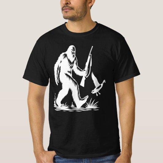 Bigfoot Jagd T-Shirt (Vorderseite)