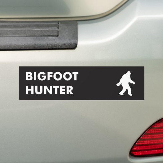 Bigfoot-Jäger - Autoaufkleber (Auf Auto)