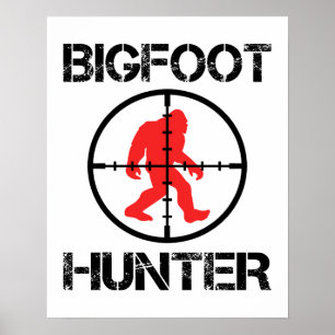 Bigfoot Jäger Lustiger Bigfoot Fan Poster