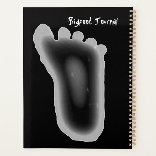 BIGFOOT JOURNAL PLANER (Rückseite)