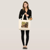 Bigfoot Jumbo Tote Bag Stoffbeutel (Vorderseite (Model))