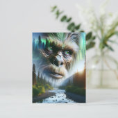 Bigfoot Just Sprichwort Hi Postkarte (Stehend Vorderseite)