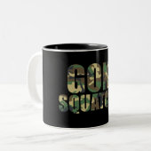 Bigfoot-Kaffee-Tasse Zweifarbige Tasse (Vorderseite Links)
