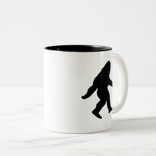 Bigfoot-Kaffee-Tasse Zweifarbige Tasse (VorderseiteRechts)