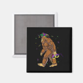 Bigfoot Karnival Sasquatch Funny Men Bo Magnet (Vorderseite/Rückseite)