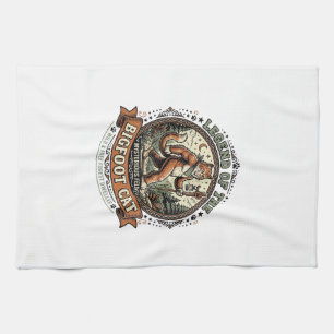 Bigfoot Katze Bigfoot Sasquatch Katze Vintage Vekt Geschirrtuch