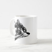 Bigfoot Kayak Kaffeetasse (Vorderseite Links)