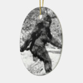 Bigfoot Keramik Ornament (Links)