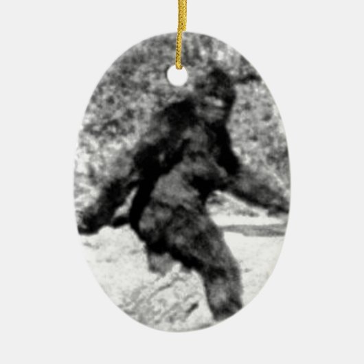Bigfoot Keramik Ornament (Vorne)