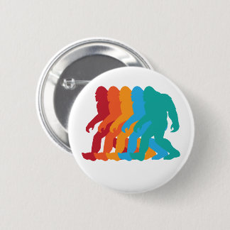 Bigfoot knöpft Retro Entwurf Button