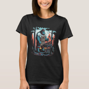 Bigfoot Koch Grill Grillen Master Byrbecue T-Shirt