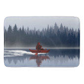 Bigfoot Lake Canoe Wilderness Pine Forest Camp Badematte (Vorderseite)