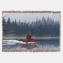 Bigfoot Lake Kanu-Wilderness-Kiefernwald
