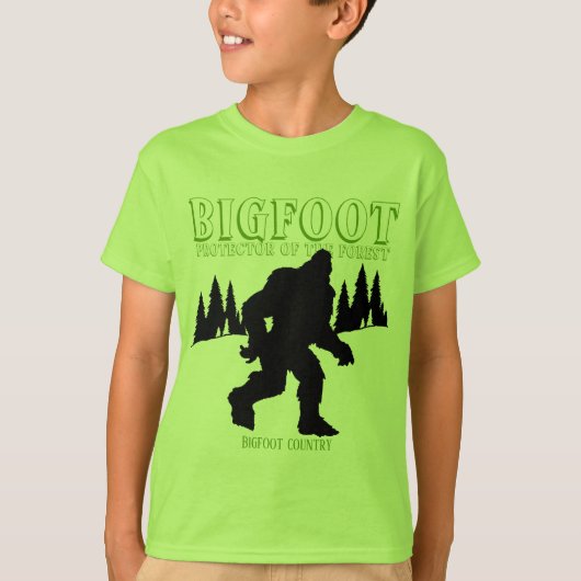 Bigfoot Landschützer des Waldes T-Shirt (Vorderseite)