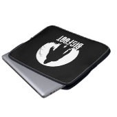 Bigfoot Laptop Sleeve (Vorne Knopf)