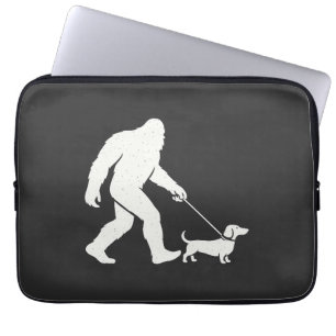Bigfoot laufender Dachshund Lustiger Wiener Hund D Laptopschutzhülle