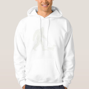 Bigfoot laufender Dachshund Lustiger Wiener Hund P Hoodie