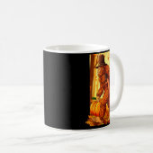 Bigfoot Lgrim Turkey Pumpkin Thanksgiving Day Funn Kaffeetasse (VorderseiteRechts)