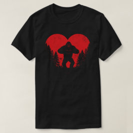 Bigfoot Liebe - Herzhandwerk - Valentinisches Desi T-Shirt