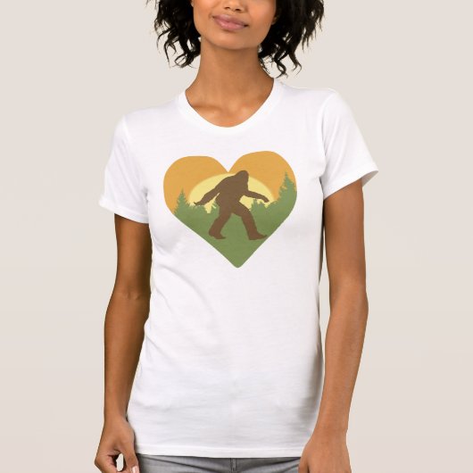Bigfoot-Liebe T-Shirt (Vorderseite)