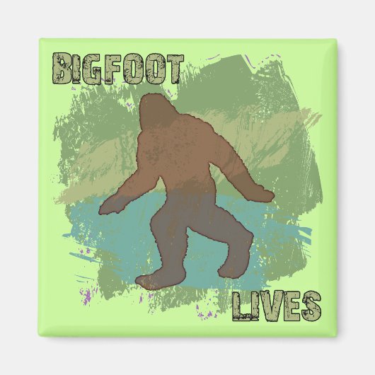Bigfoot Lives Magnet (Vorne)