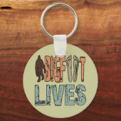 Bigfoot Lives Schlüsselanhänger (Vorderseite)