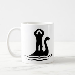 Bigfoot Loch Ness Monster Kaffeetasse