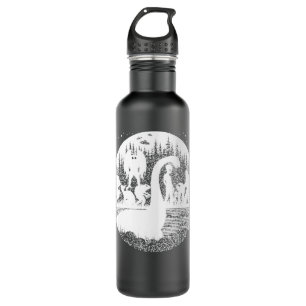Bigfoot Loch Ness Monster Mothman und Außerirdisch Edelstahlflasche