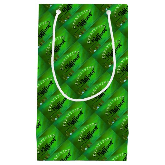 Bigfoot logo2 kleine geschenktüte (Vorderseite)
