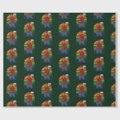 Bigfoot Lumberjack mit Ax Sasquatch Forester Fun Geschenkpapier (Flach)