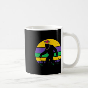 Bigfoot Mardi Gras Sasquatch Funny Men Kinder Gesc Kaffeetasse
