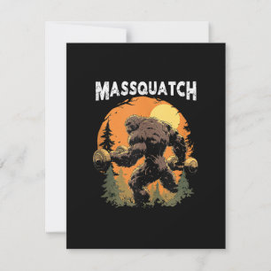 Bigfoot Massquatch Lustig  Einladung