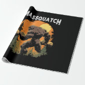 Bigfoot Massquatch Lustig Geschenkpapier (Ungerollt)